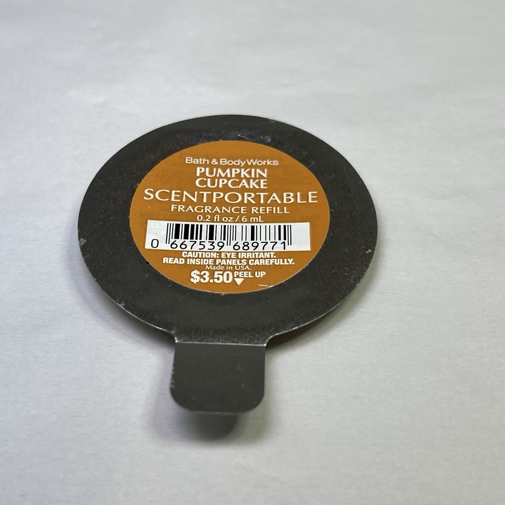 BATH & BODY WORKS Pumpkin Cupcake SCENTPORTABLE CAR FRAGRANCE REFILL Fallโ